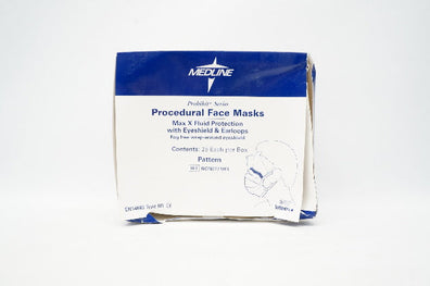 Medline NON27710EL Probibit Procedural Face Masks - Box of 24